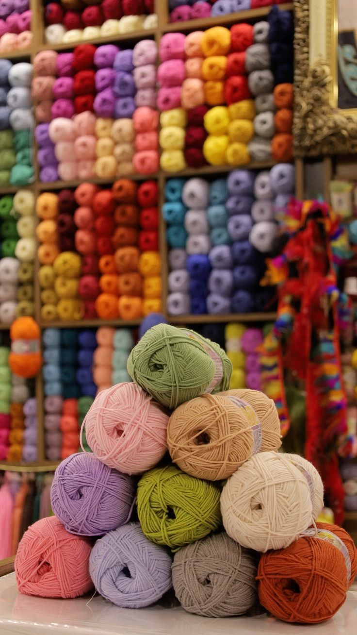 خيوط كروشية