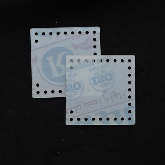 اكليرك شفاف مربع