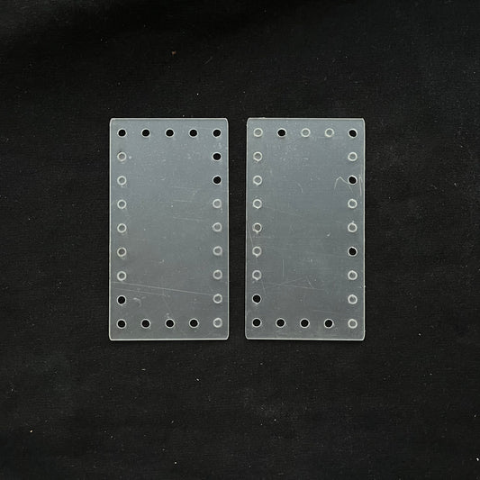 اكليرك شفاف مستطيل